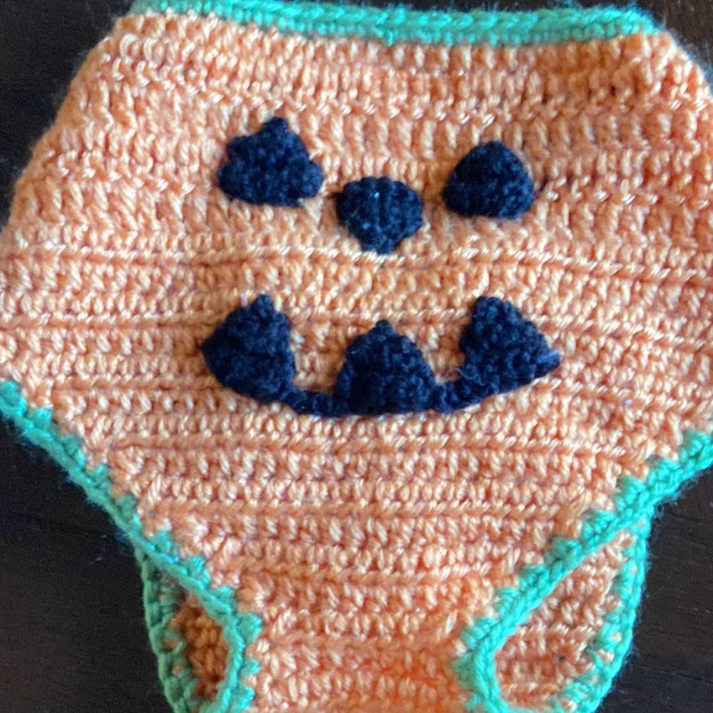 Baby Knit Pumpkin Outfit